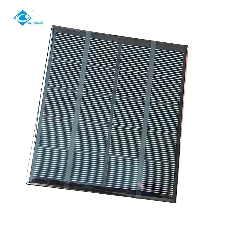 5V Mini Portable Solar Panels ZW-115130 Epoxy Adhesive Solar Panel 2.3W Lightweight Silicon Mono Solar Panel Module