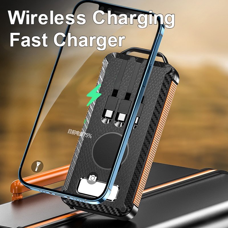 2025 High Quality Waterproof 10000mah Solar Panel Powerbank Fast Charging 20000mAh Portable Phone Charger With 20W Output Power