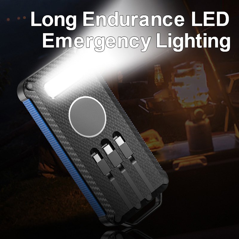 2025 High Quality Waterproof 10000mah Solar Panel Powerbank Fast Charging 20000mAh Portable Phone Charger With 20W Output Power