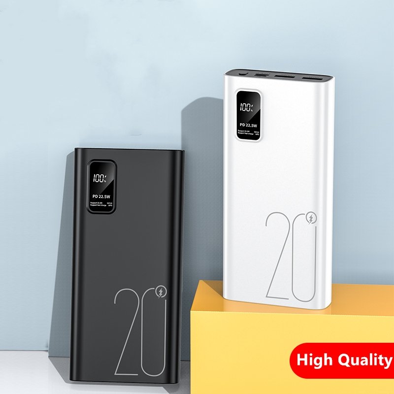 Factory PD 22.5W Power Bank 10000mAh Portable Charging Two-way Super Fast Charge 20000mah Dual USB Charging Bank