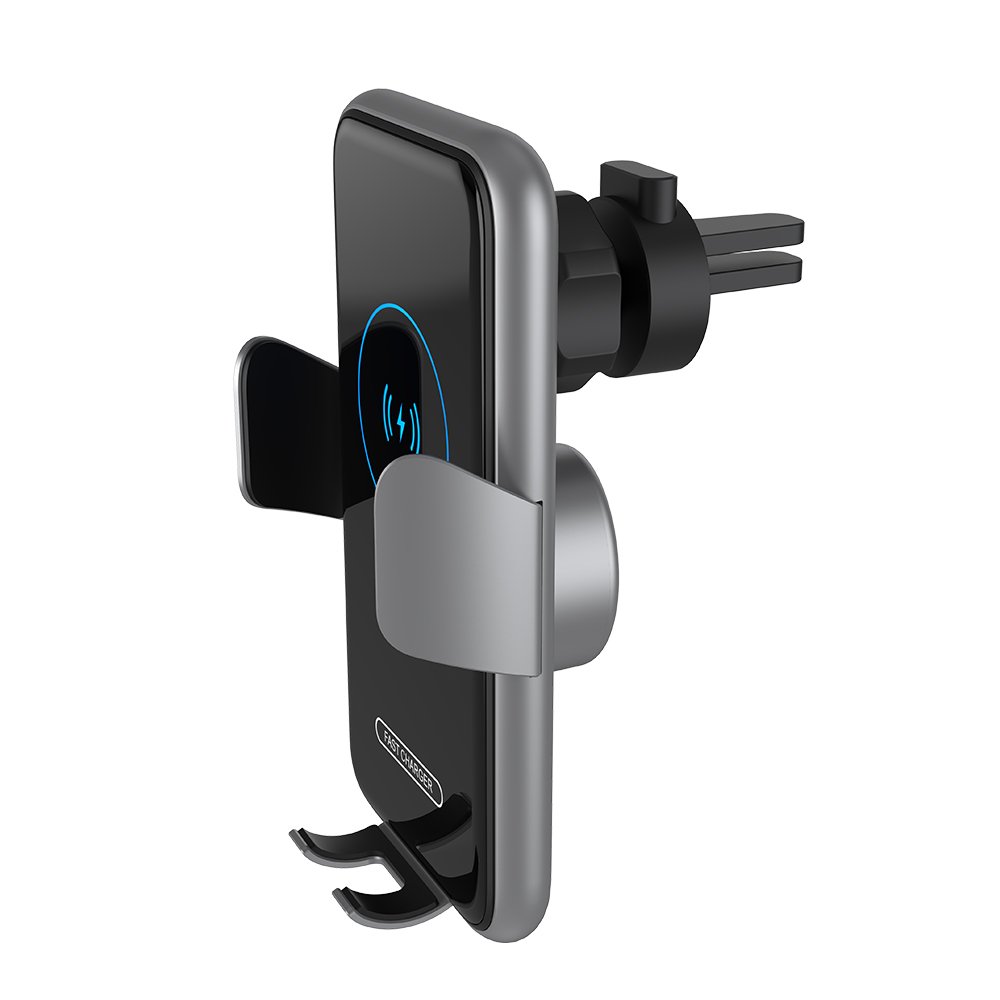 15W Eireless Ev Car Fast Phone Holder Car Ambient Lighting Electric Automatic Clamping Car Chargers Battery Charger
