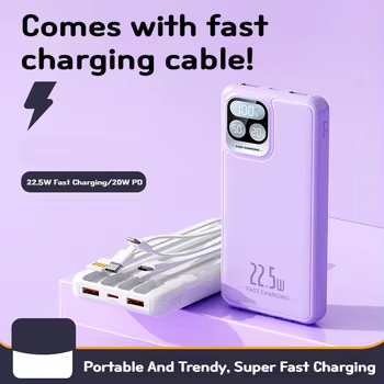2024 Latest Model Portable Charger PowerBank 20000mAh-22.5W Fast Charging External Battery Pack 6Outputs & 3Inputs Phone Charger