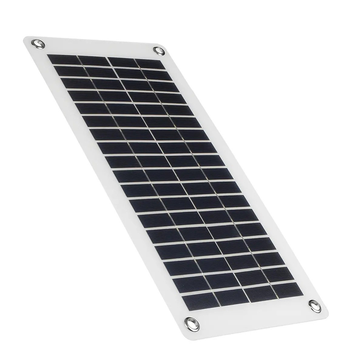 Flexible Photovoltaic PV Small 10W 18V 12V Semi Flexible Solar Panels Monocrystalline Silicon Solar Charger USB DC Output