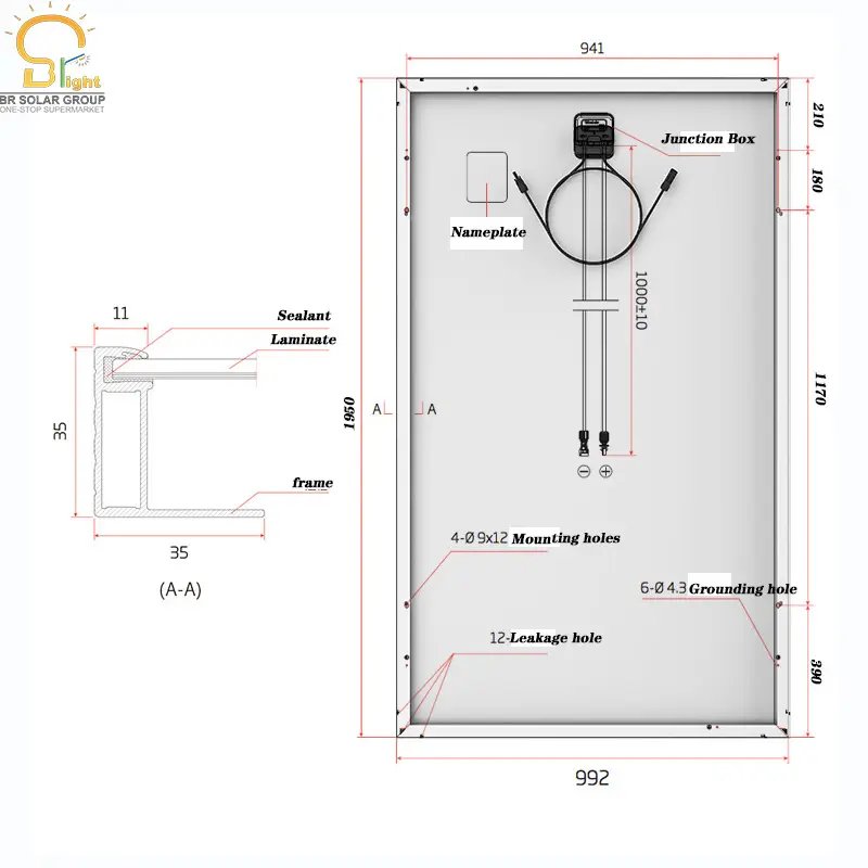 Tier 1 300W 380W 540W 550W 560W 670W 700w Solar PV Module Mono solar Power Half Cell solar Panels