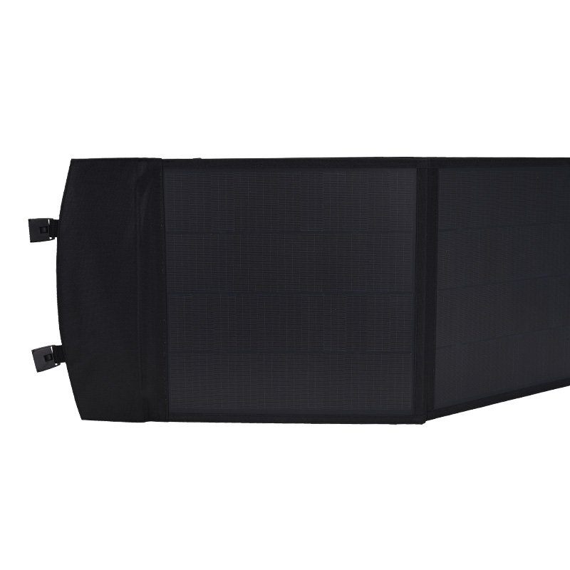 Waterproof ETFE portable solar panel 150W foldable solar charger with adjustable kickstand for outdoor camping