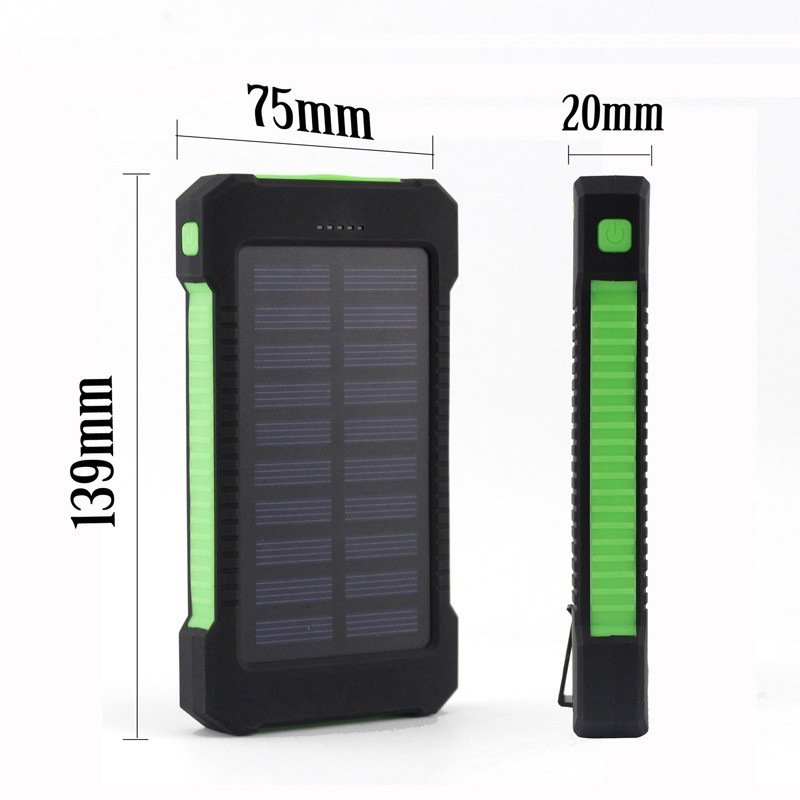 Wholesale Solar Power Bank 80000mah 10000mah 20000MAH Customize Logo for iphone 12 13 solar power bank 5000mah