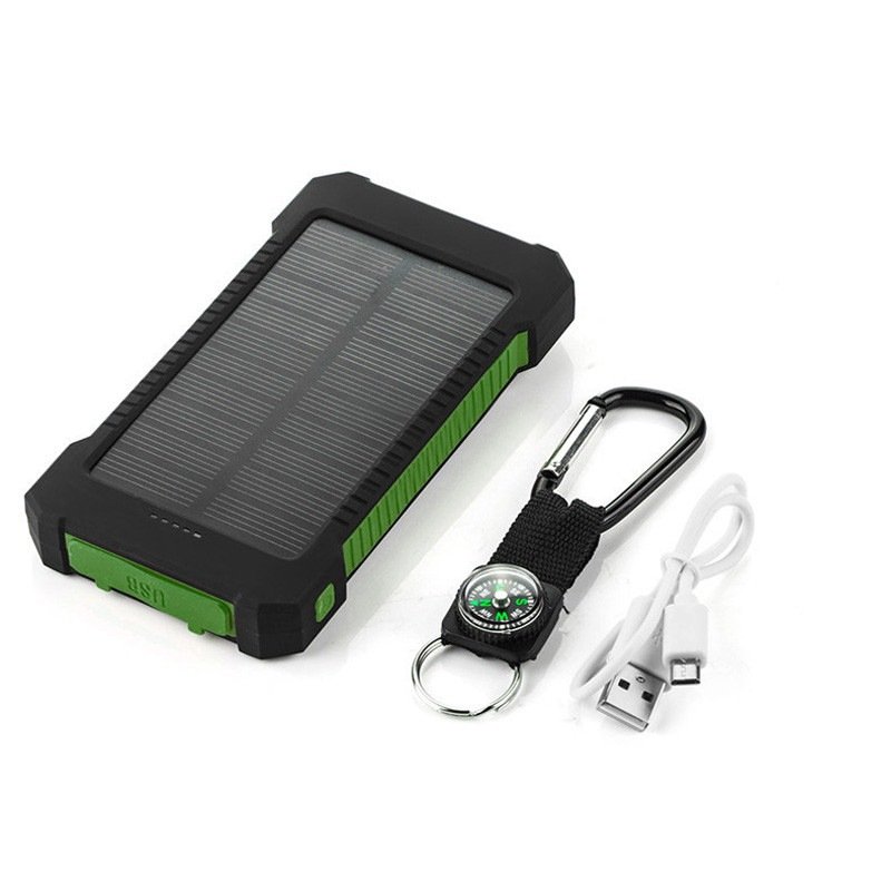 Wholesale Solar Power Bank 80000mah 10000mah 20000MAH Customize Logo for iphone 12 13 solar power bank 5000mah
