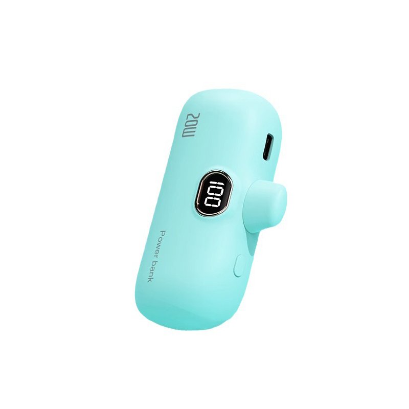 Best Selling High Quality Mini Fast Charging 5000 mAh Capacity Digital Display Small Charger Outdoor Travel Power Bank
