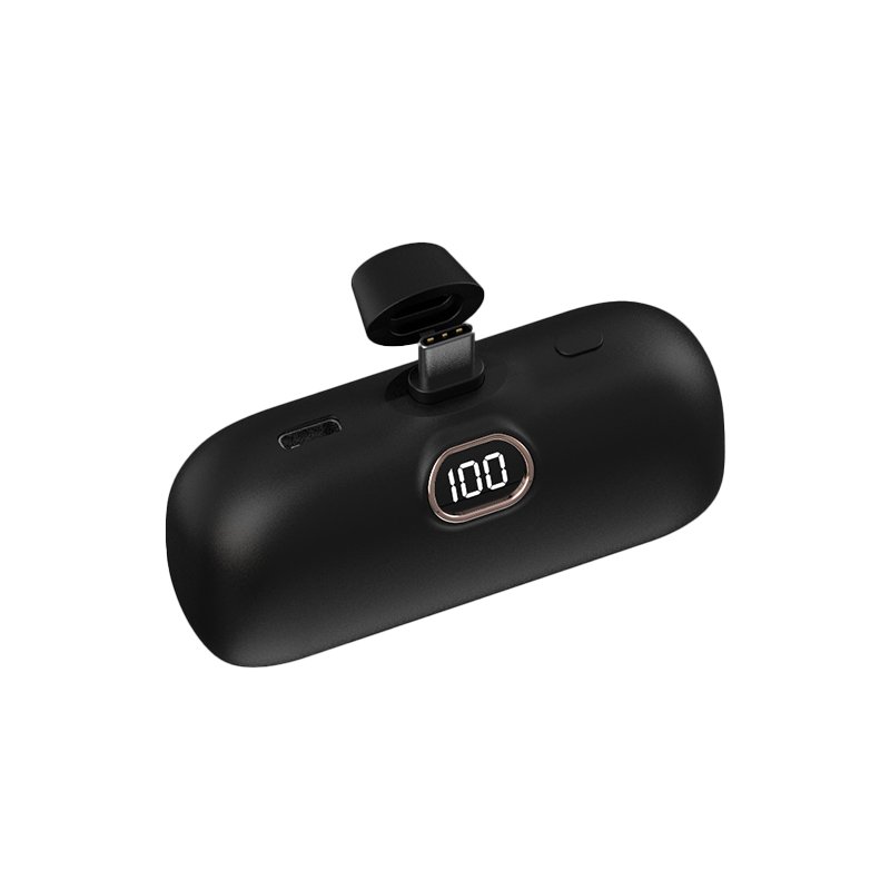Best Selling High Quality Mini Fast Charging 5000 mAh Capacity Digital Display Small Charger Outdoor Travel Power Bank