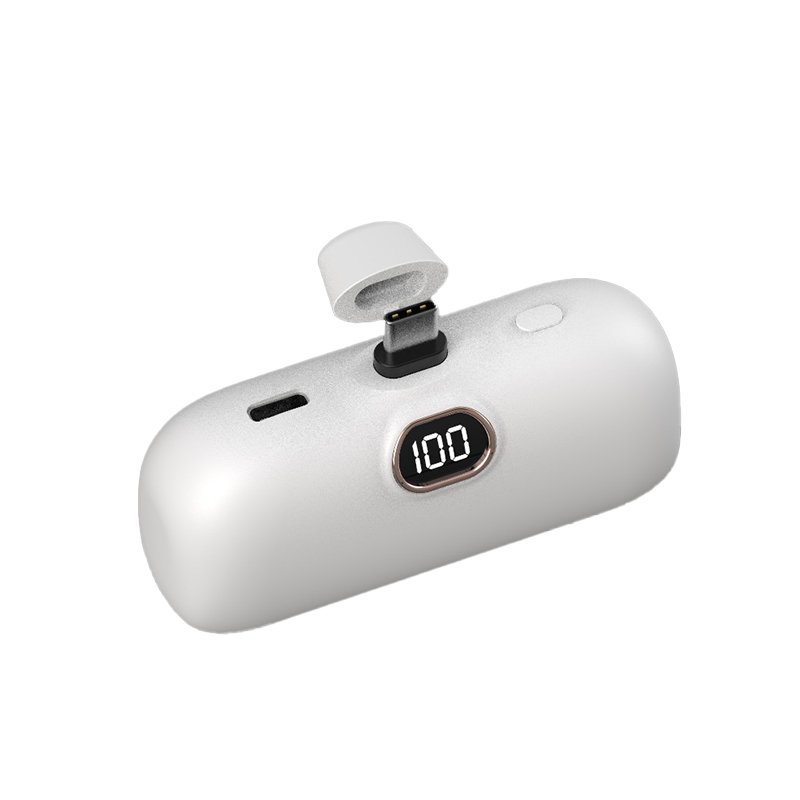 Best Selling High Quality Mini Fast Charging 5000 mAh Capacity Digital Display Small Charger Outdoor Travel Power Bank