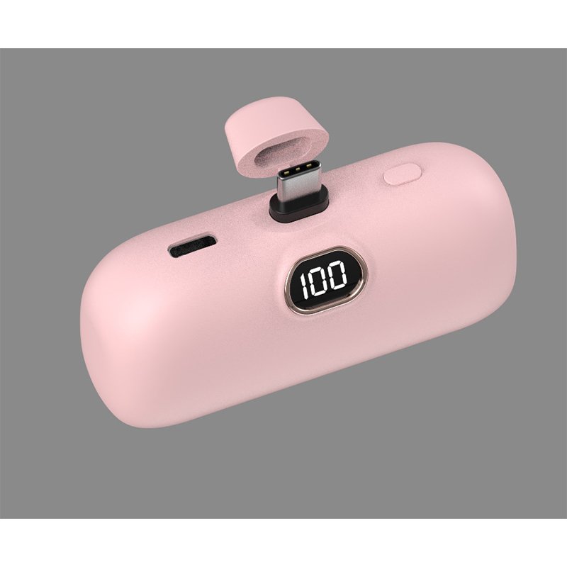 Best Selling High Quality Mini Fast Charging 5000 mAh Capacity Digital Display Small Charger Outdoor Travel Power Bank