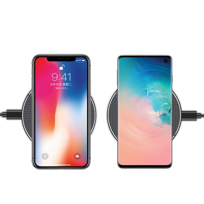Led Indicator 10W For iphone Wireless Charger, Fast Charging Pad Wireless Phone Chargers for Samsung Galaxy and All Phones