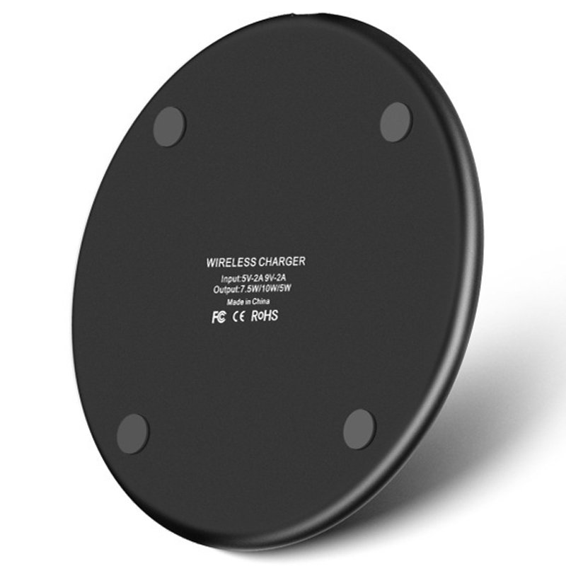 Led Indicator 10W For iphone Wireless Charger, Fast Charging Pad Wireless Phone Chargers for Samsung Galaxy and All Phones