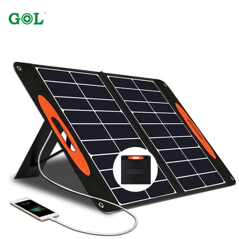 75watt Lightweight Outdoor Portable Solar Panel Foldable Usb Charger Power Foldable Solar Panel