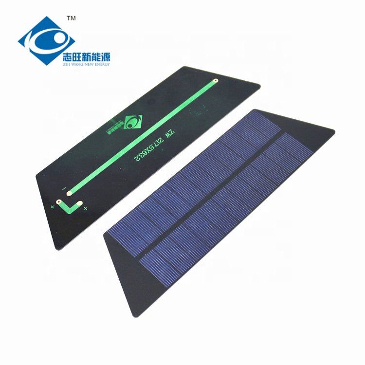 ZW-217632 Mono Semi-Flexible Solar Panels 1.6W PET Laminated Solar Panel Charger 5.5V Mini Portable Solar Panel Charger