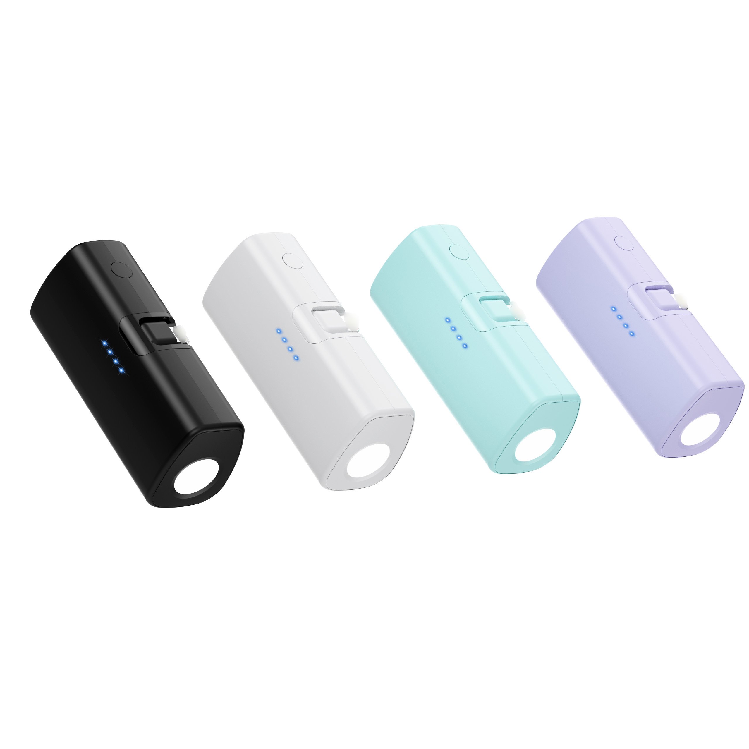 pocket capsule power bank 5000mah portable mobile power supply mini portable emergency charging for phone