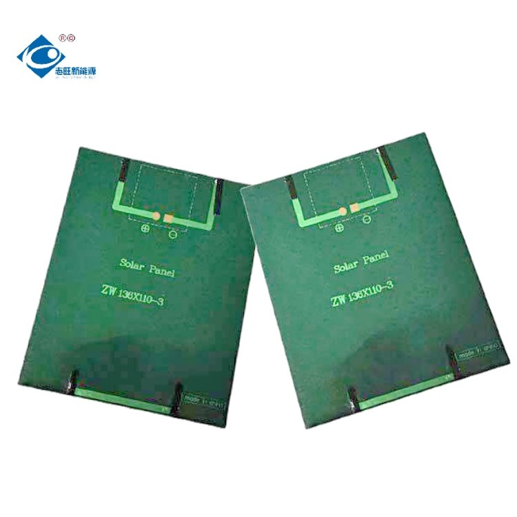 Mini Epoxy Resin Solar Panel Charger ZW-136110-6V Lightweight Silicon Solar Module 2.1W Epoxy Resin Solar Panel 6V
