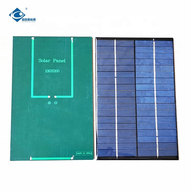 ZW-200130-18V Epoxy Resin Solar Panel 18V Lightweight Silicon Solar Panel Module 3.8W Mini Solar Panels Power Charger