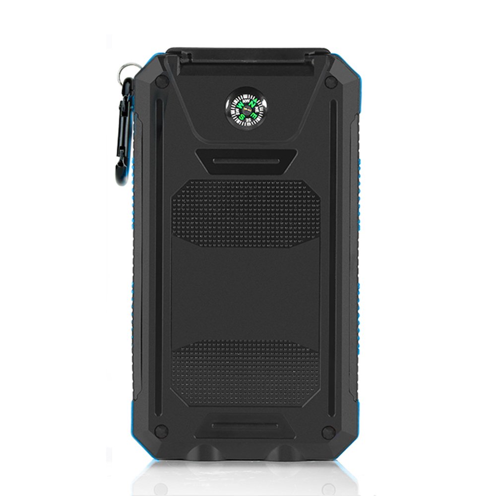 Trending Products 2024 New Arrivals Compass Outdoors Waterproof Portable High Capacity 10000mAh Ultrathin Solar Power Banks