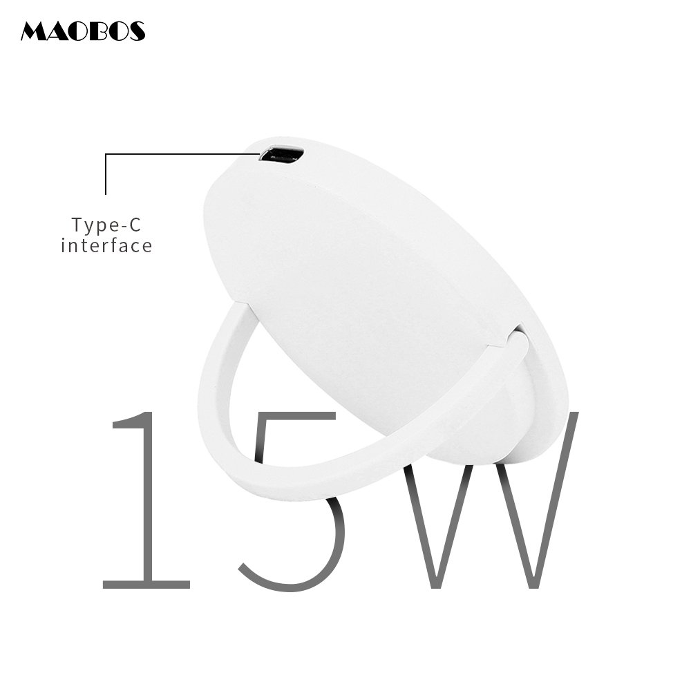 Best selling mini design fast charger wireless charger 15W with USB C input stand wireless charging for mobile phone