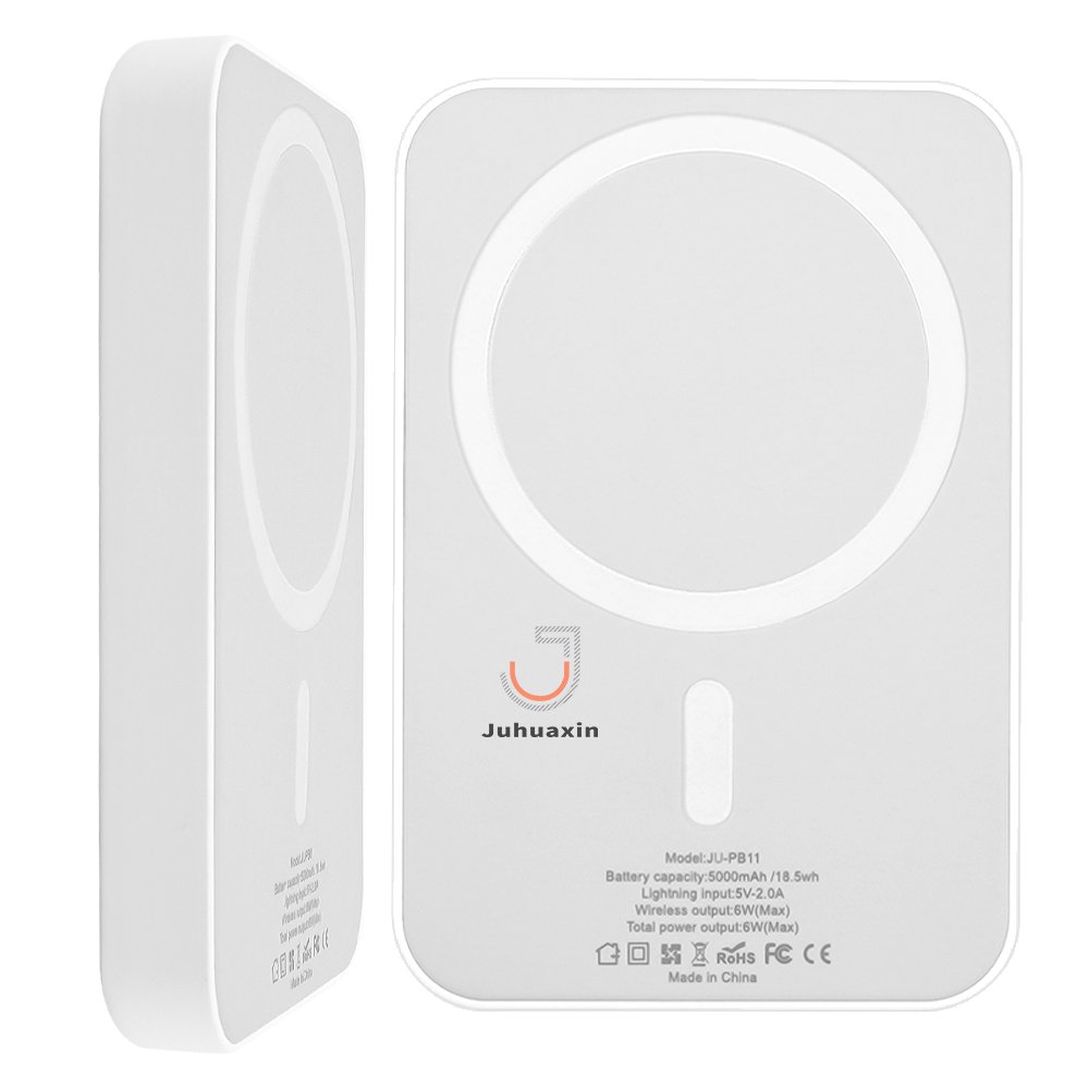 5000mAh 18W Compact and Portable High Quality No Overheating Strong Electromagnetic Attraction Charger Wireless Power Bank