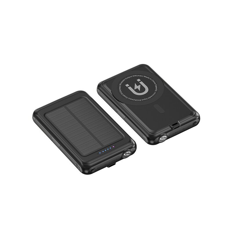 High Capacity 4000 and 5000 mAh solar powerbank Wireless Portable Solar Charger External Battery Pack Solar Power Bank