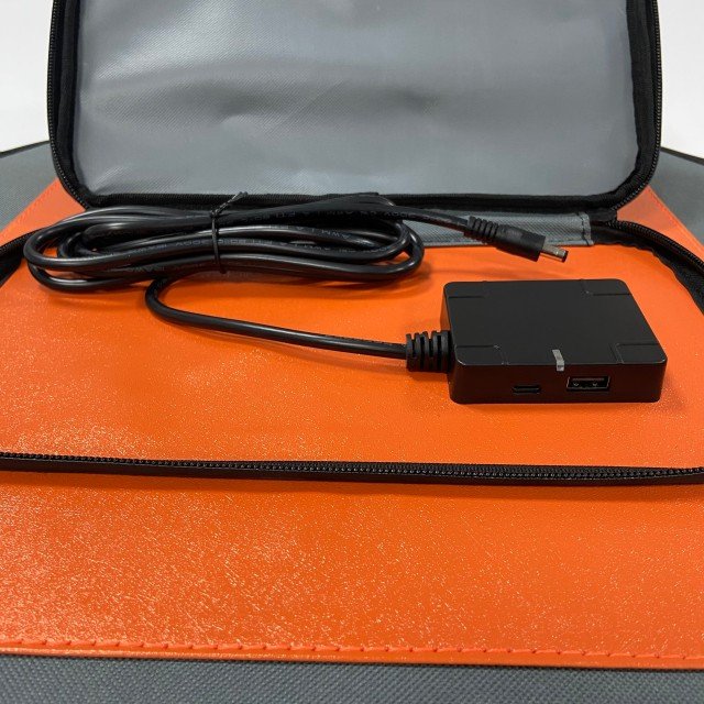 Best Selling Customize Portable 80W Foldable Solar Panel Charger Handbag Folding Solar Bag For Cars Camping