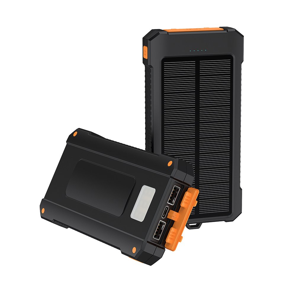 Trending Product 2024 New Arrival ODM/OEM Portable Waterproof Charger Solar Powerbank Mobile Power Supply 10000mah Power