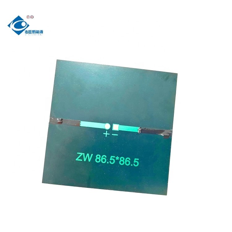 ZW-865865-5V Epoxy Resin Solar Panel 5V Poly 0.98W Lightweight Solar Panels Charger 190mA Customized Solar Panel