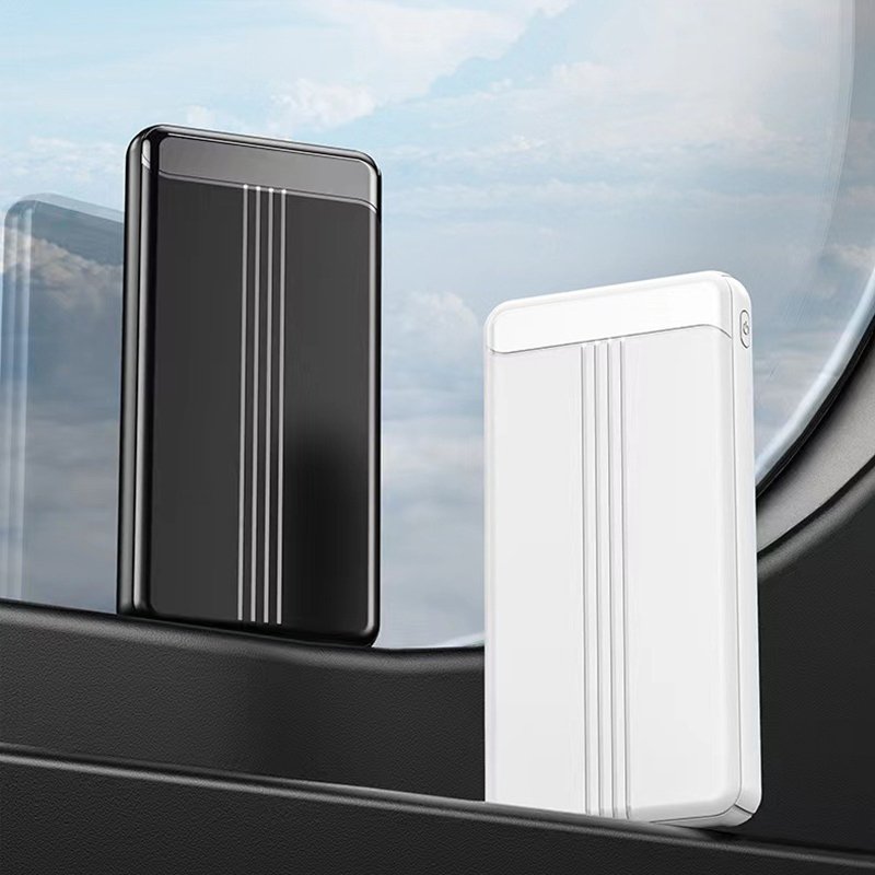 Portable Phone Charger Rechargeable Power Bank 10000 Mah 10W Small Dual USB Port Powerbanks Gifts