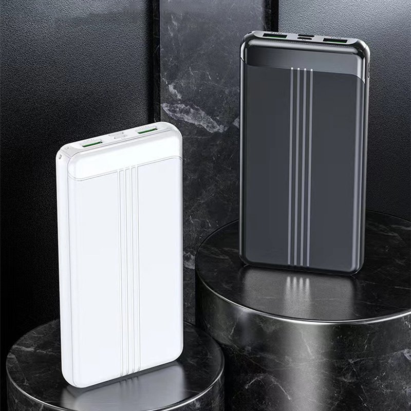 Portable Phone Charger Rechargeable Power Bank 10000 Mah 10W Small Dual USB Port Powerbanks Gifts