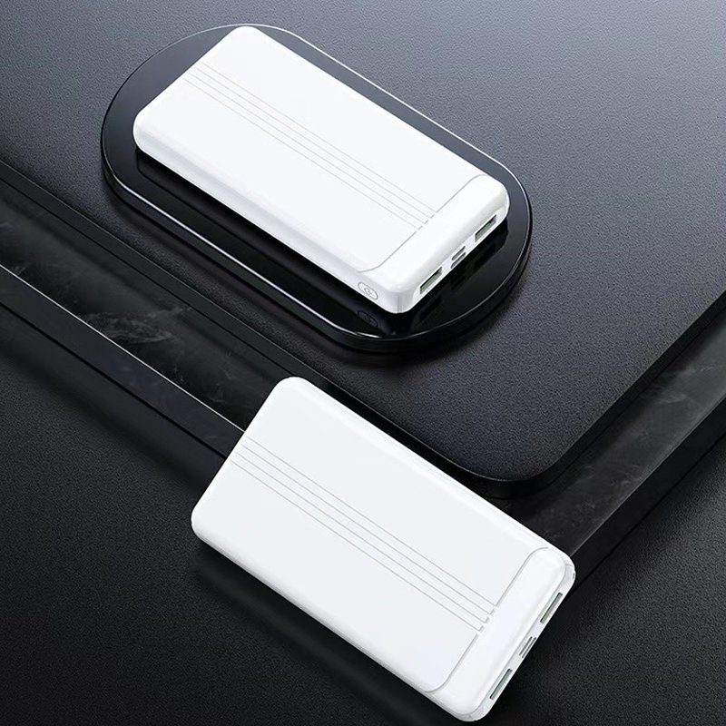 Portable Phone Charger Rechargeable Power Bank 10000 Mah 10W Small Dual USB Port Powerbanks Gifts