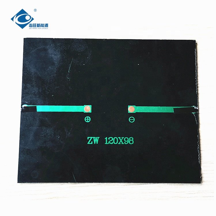 1.4W PET Laminated Solar Panels ZW-12098 Semi-Flexible Solar Panel Charger 6V Customized Portable Solar Panel