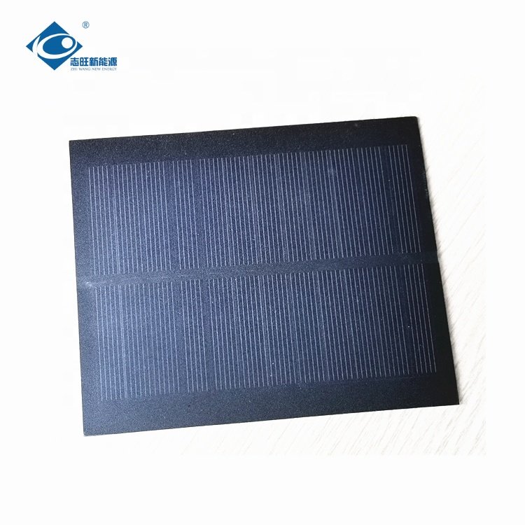 1.4W PET Laminated Solar Panels ZW-12098 Semi-Flexible Solar Panel Charger 6V Customized Portable Solar Panel