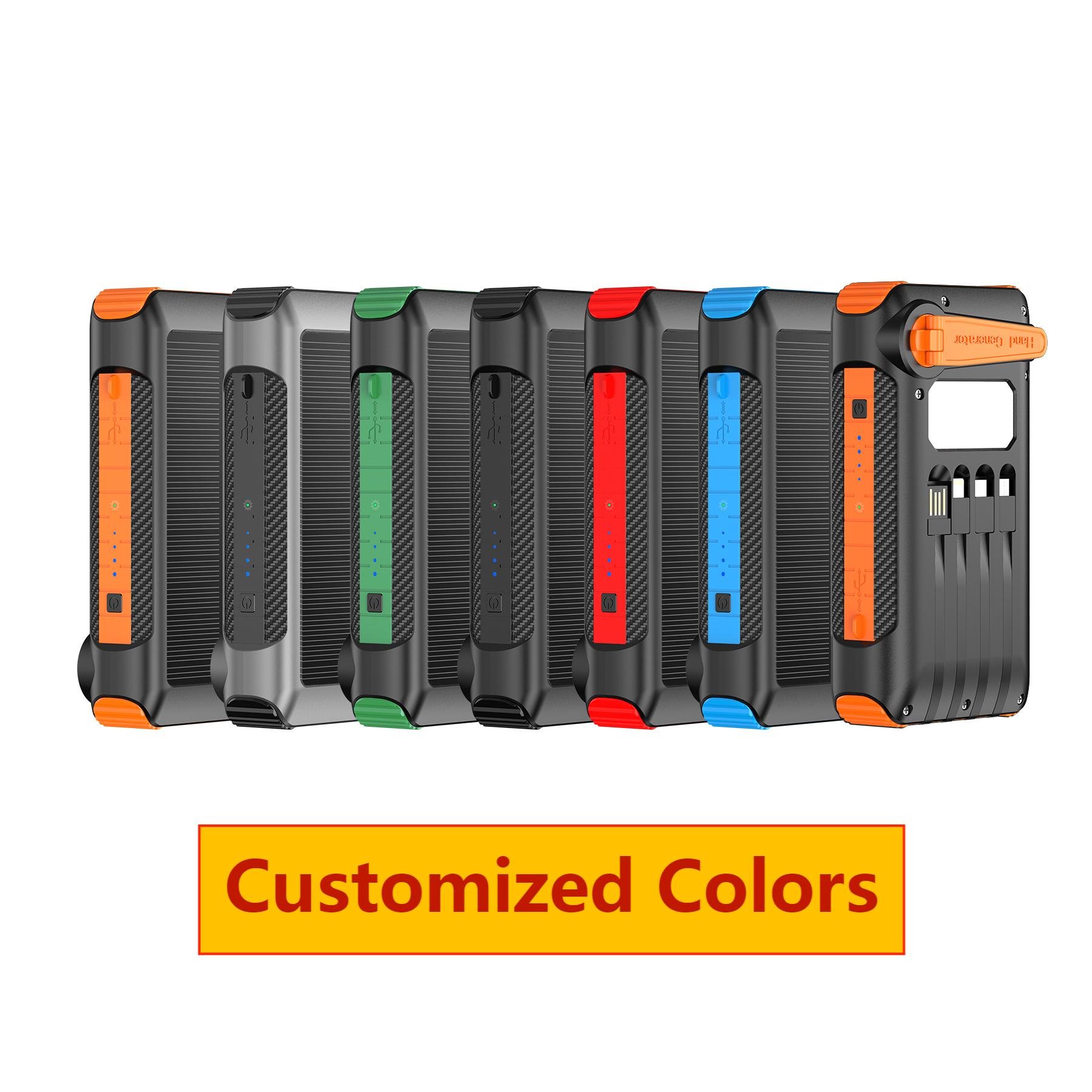 2022 Popular Products Solar Power Bank 10000mah Trending Innovation Solar Charger IP64 Waterproof Powerbank