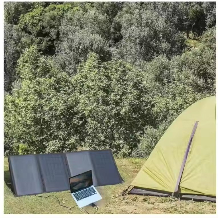 Solar Panel Charger Foldable Solar Plate with MPPT Controller USB Charging Port Factory Direct Supply Portable 40W 12V 15V 5V/3A