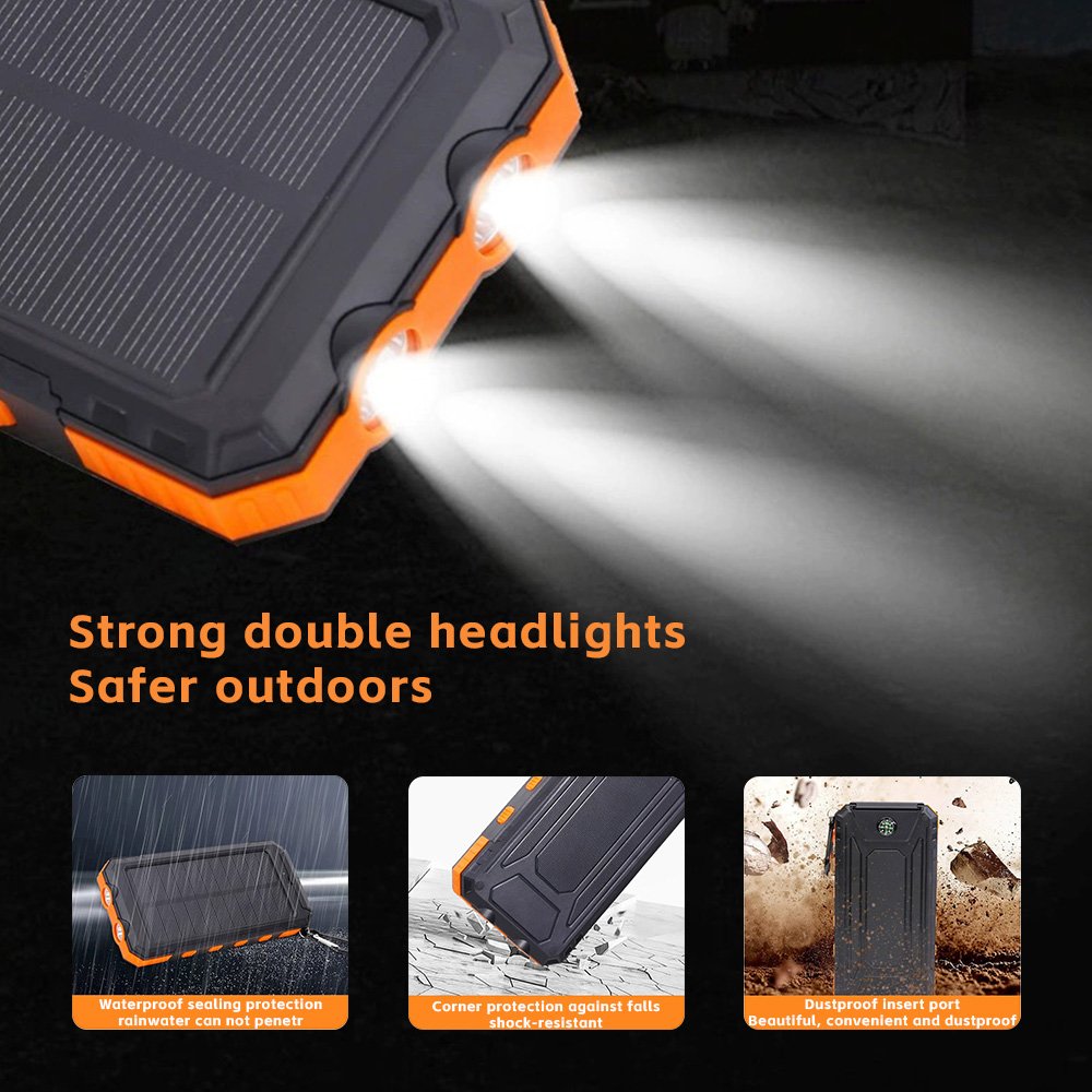 New solar power bank Solar charger cell phone 20000mah