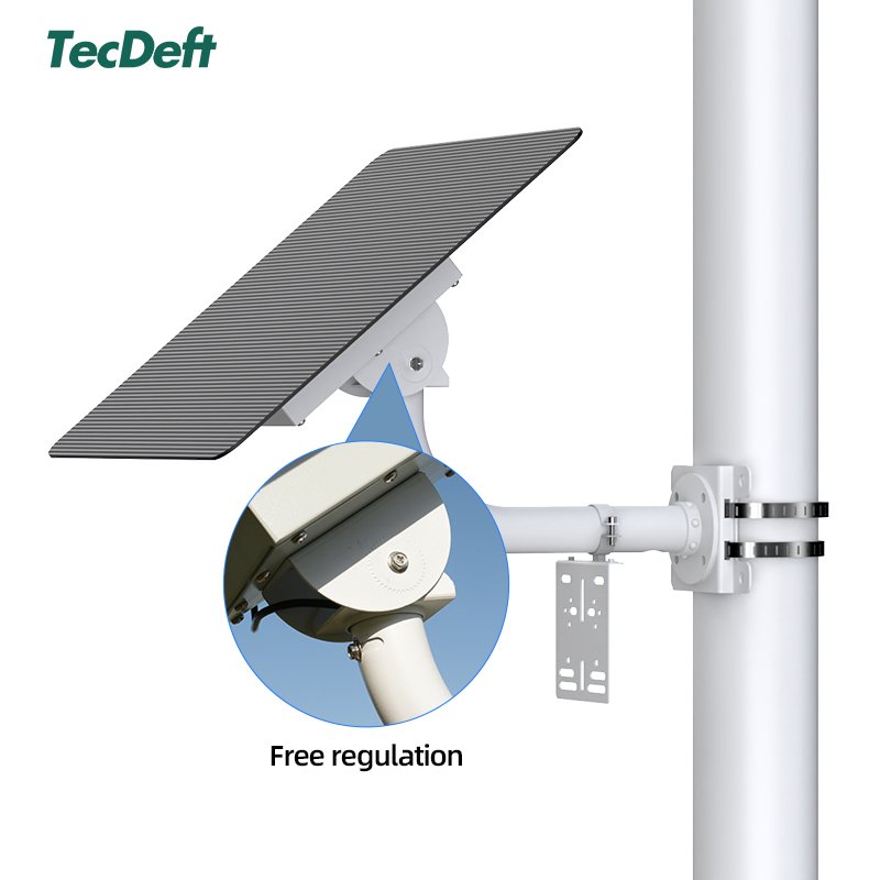 TecDeft Solar PV Panel Kits ODM 20W DC5V/12V Solar Charger With Built in PWM Control 30AH Battery DC USB Type-c Solar Power Kit
