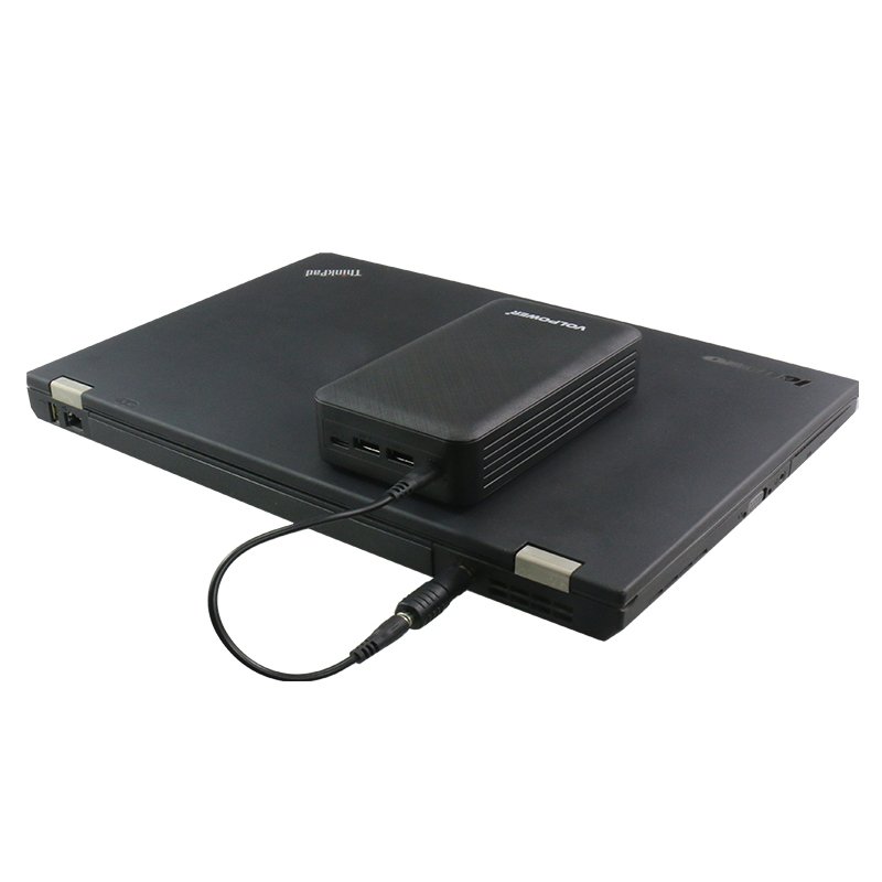 Ali baba consumer electronics 12v 19v 24v battery power bank 20000mah DC USB QC3 portable charger power banks with CE ROHS FCC