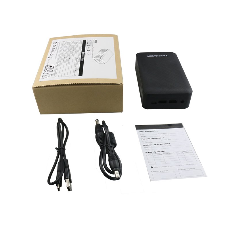Ali baba consumer electronics 12v 19v 24v battery power bank 20000mah DC USB QC3 portable charger power banks with CE ROHS FCC