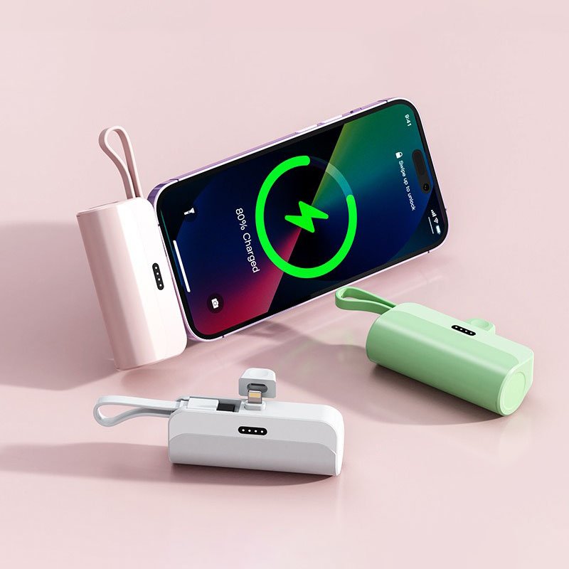 Portable Charger Power Bank 5000mAh USB-C Portable Phone Charger with Fast Charging Mini Battery Pack
