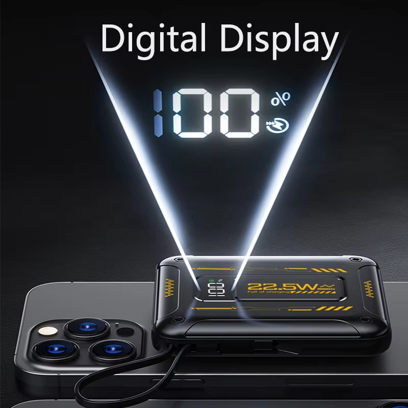 Portable Charger 10000mAh Power Banks Mobile Phone DualUSB Quick Charge 22.5w pd20w Power Bank 20000mAh with Digital Display
