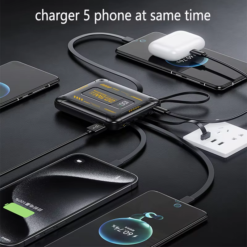 Portable Charger 10000mAh Power Banks Mobile Phone DualUSB Quick Charge 22.5w pd20w Power Bank 20000mAh with Digital Display