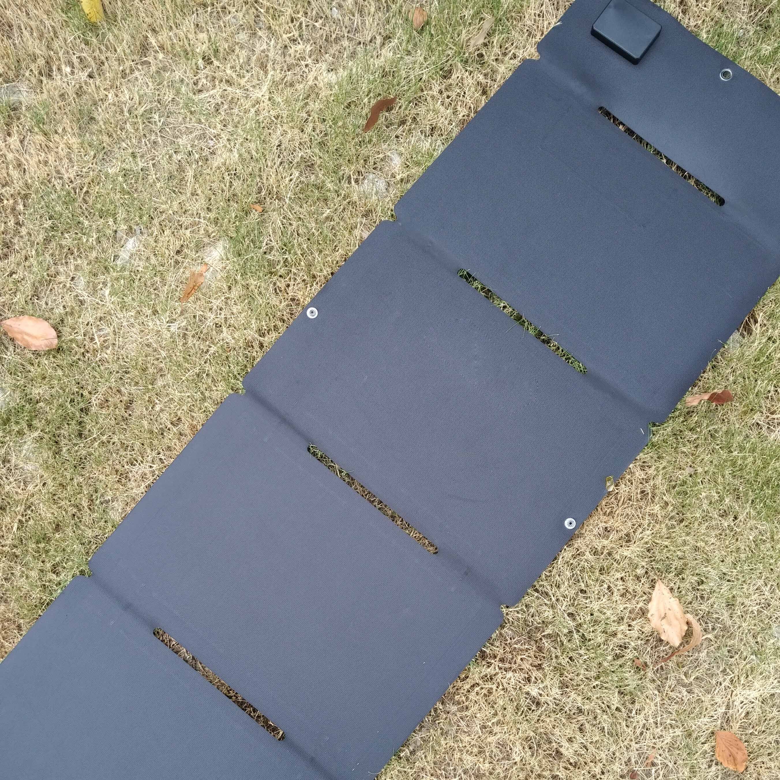 Foldable mini size 21W solar charger for cellphone, GPS, camera batteries