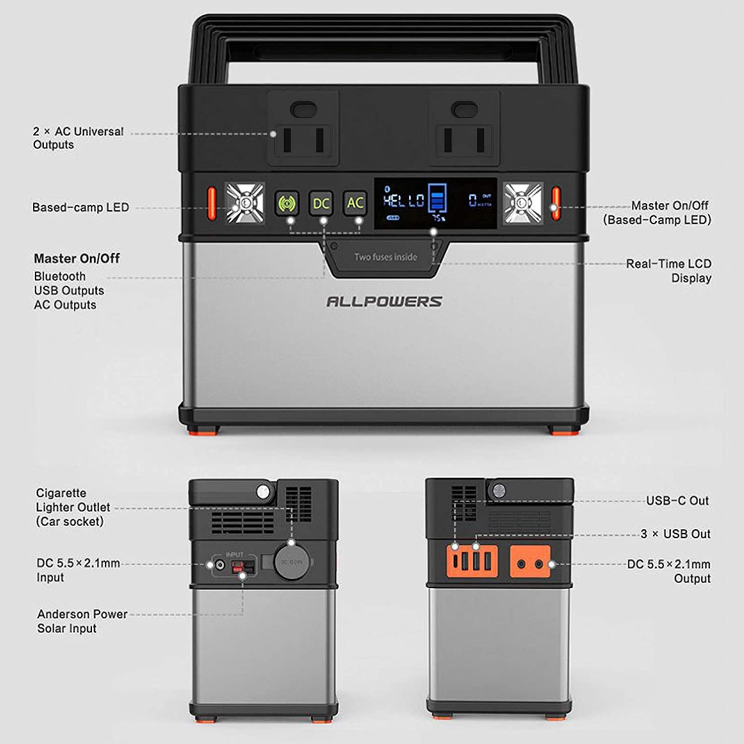 Unique Products 300W Battery Generator Portable With Short-Circuit Protection Factory Cheap Directly Price