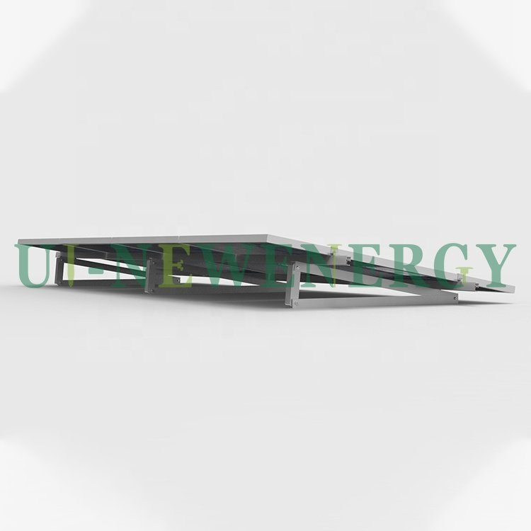 Triangle Frame Flat Roof Solar Mounting Bracket Solar Panel Supporting Aluminum Customized Flat & Open Field SGS / TUV / Patent