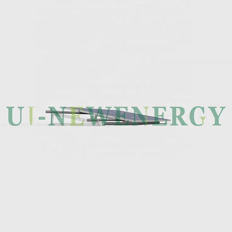 Triangle Frame Flat Roof Solar Mounting Bracket Solar Panel Supporting Aluminum Customized Flat & Open Field SGS / TUV / Patent