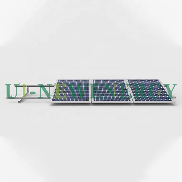 Triangle Frame Flat Roof Solar Mounting Bracket Solar Panel Supporting Aluminum Customized Flat & Open Field SGS / TUV / Patent