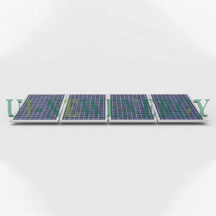 Triangle Frame Flat Roof Solar Mounting Bracket Solar Panel Supporting Aluminum Customized Flat & Open Field SGS / TUV / Patent