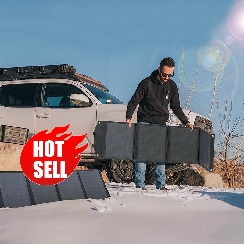 100w 120W 20V Mono Cell Flexible Solar Panel Blanket Portable Foldable Solar Charger For Outdoor Camping RV Travelling